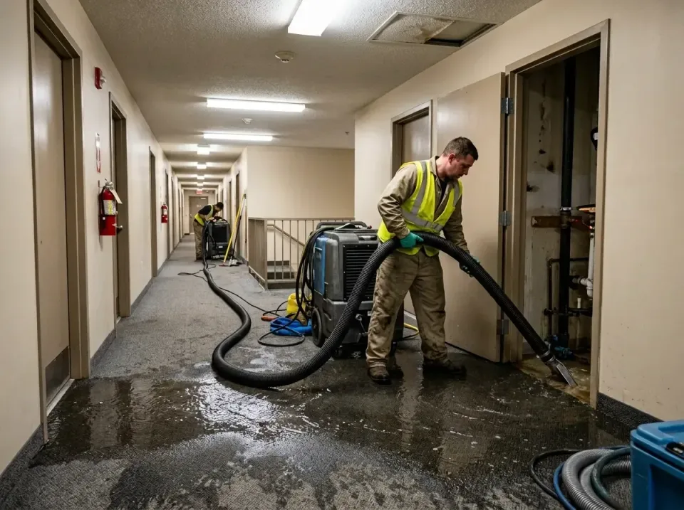 multi-unit-apartment-hallway-f-005 — frequently asked questions, Emergency Burst Pipe Water Extraction & Removal in Friendsh…